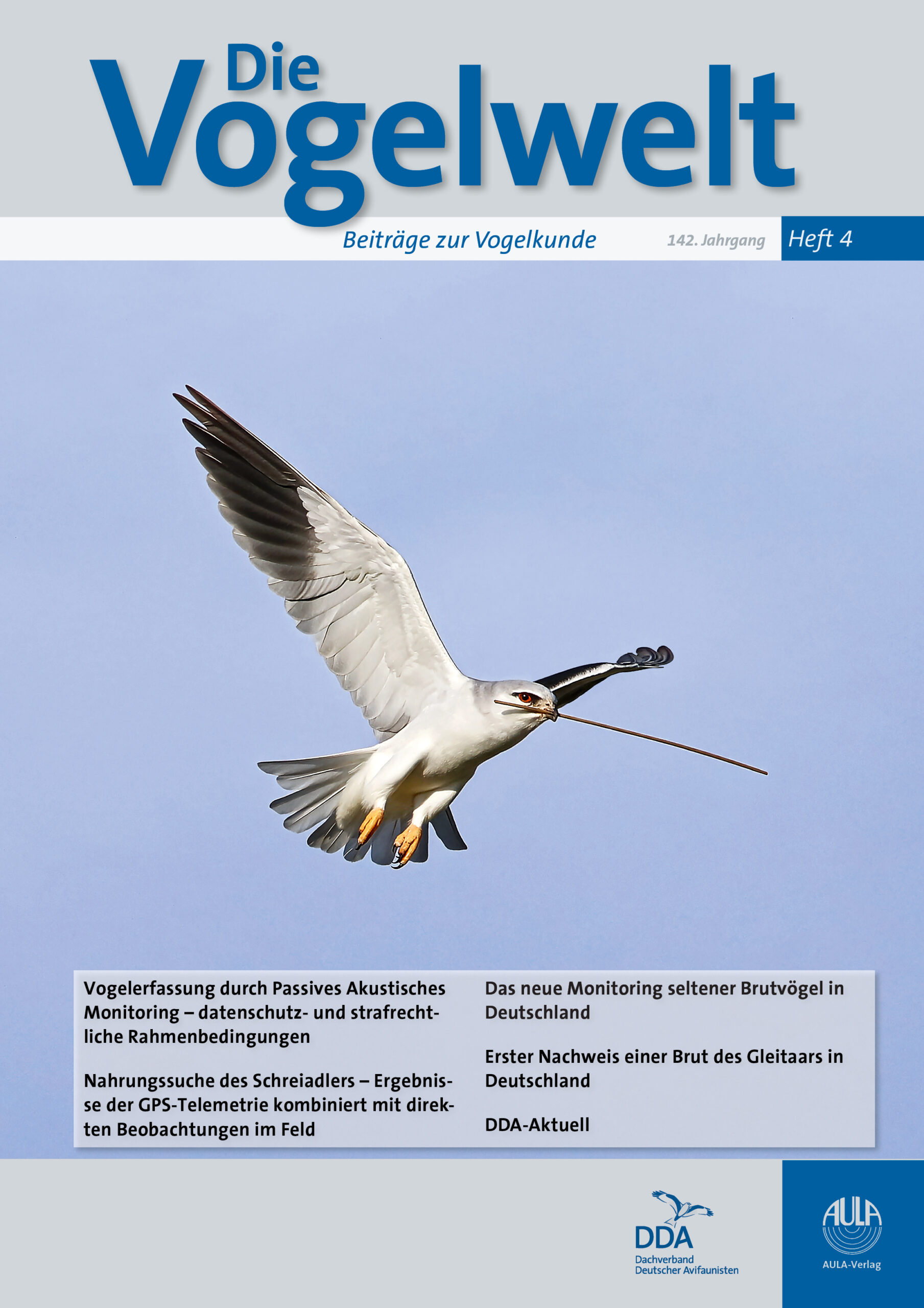 Die Vogelwelt Jahrgang 142 Heft 4